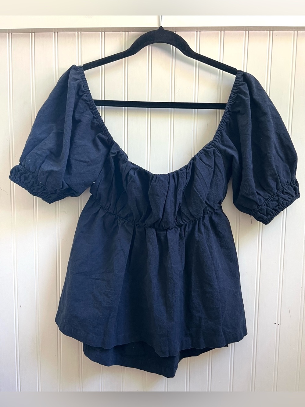 FP X Free-est Donnie Cotton Babydoll Top & Shorts Set in Navy Size XS NWT - Picture 3 of 12